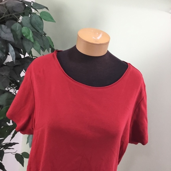ST Johns Bay 2X red essential short sleeve tee - Picture 2 of 11